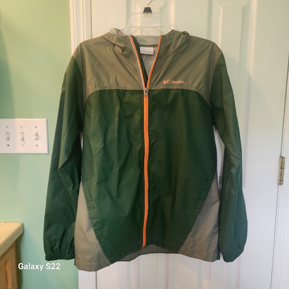 Kids columbia wind breaker size xl 18-20